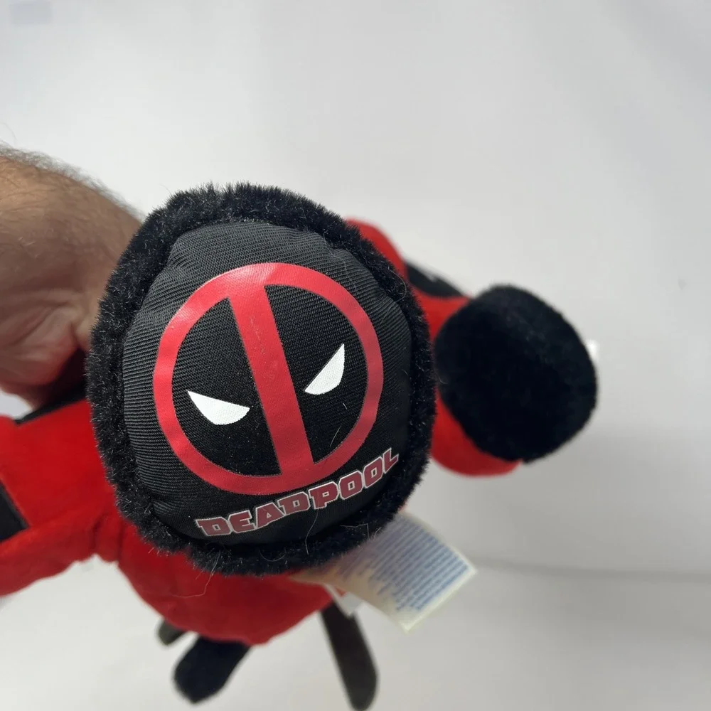 Build A Bear Marvel Comics Deadpool Plush Bear With Both Swords